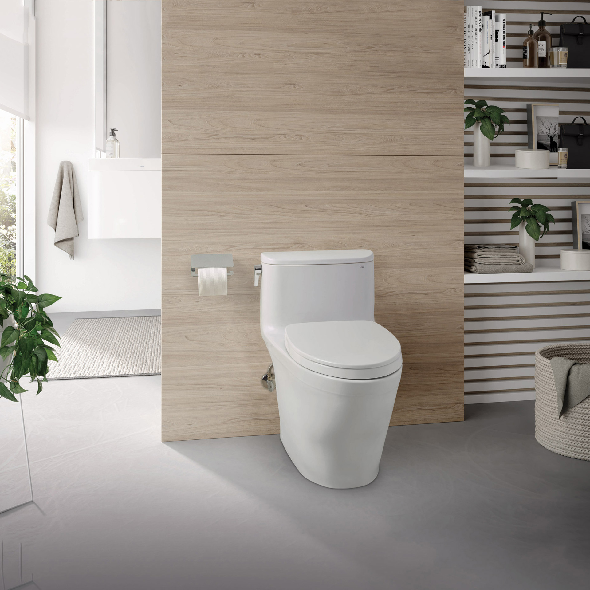 Nexus One-Piece Toilet with Elongated Bowl TOTO MS642124CEFG#01