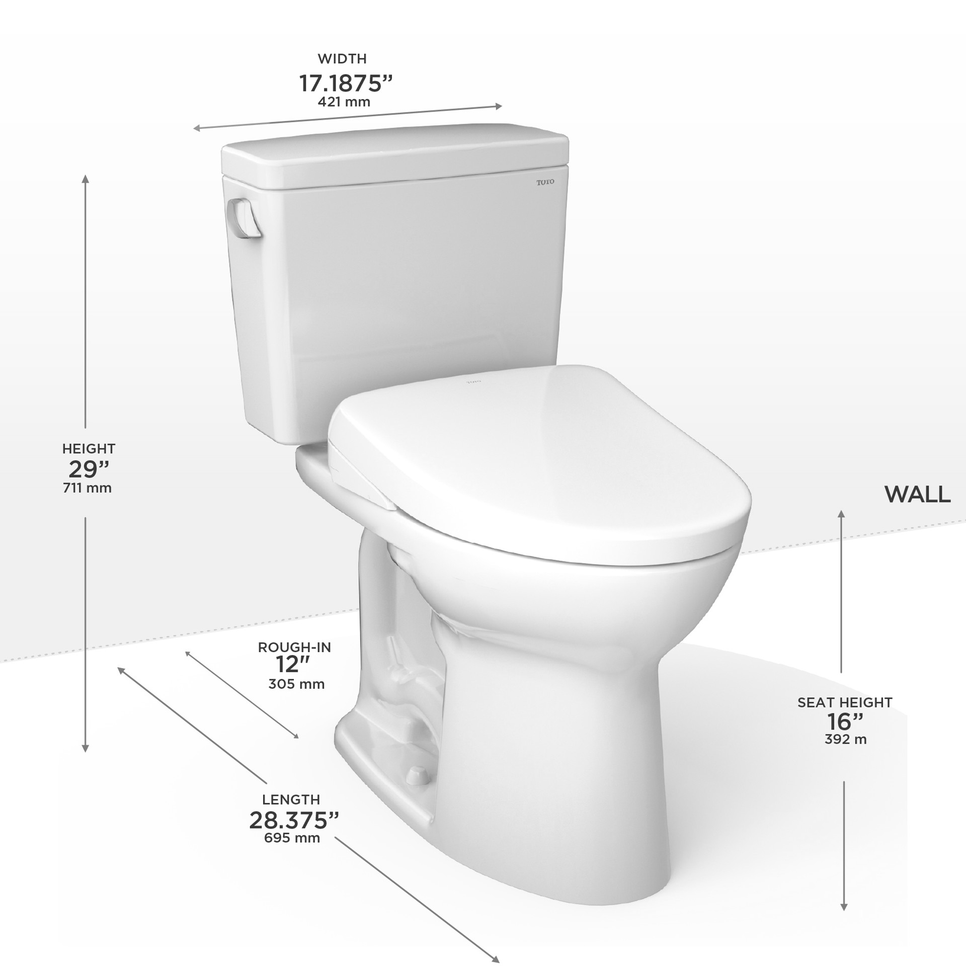 Ensemble Toilette et bidet TOTO MW7763446CEG#01 | Tanguay