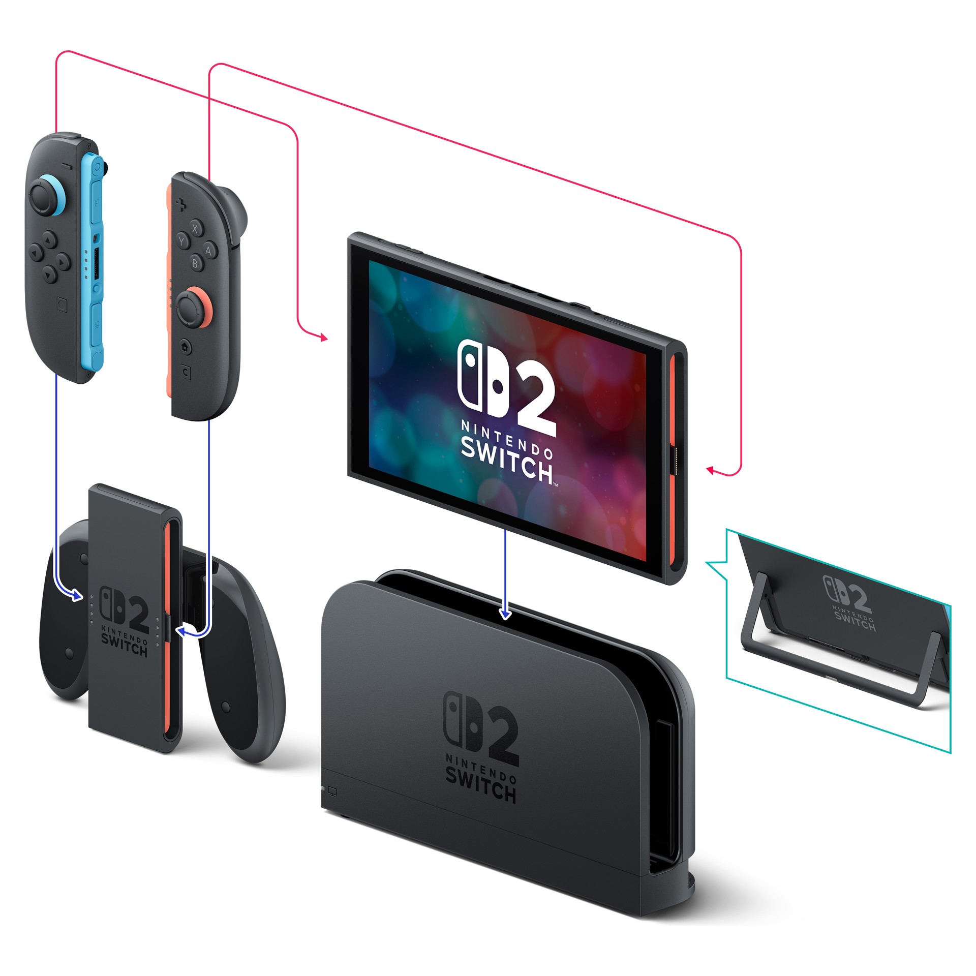 Nintendo Switch 2 HW Console with Pokémon Legends Downloadable