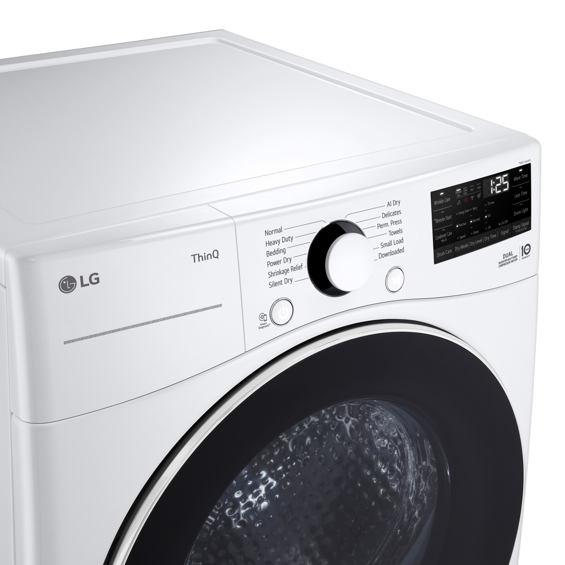 7.8 cu. ft. DirectDrive Heat Pump Dryer LG DLHC3602W | Tanguay