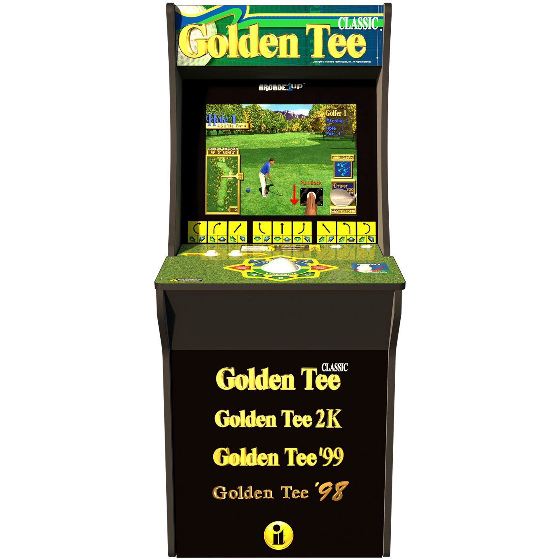 golden tee arcade one up