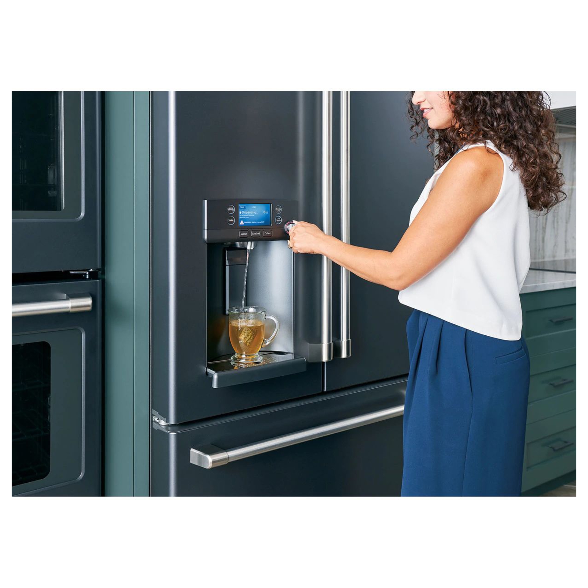 Réfrigérateur à double porte 22.1 pi3 GE Cafe CYE22TP2MS1 Tanguay