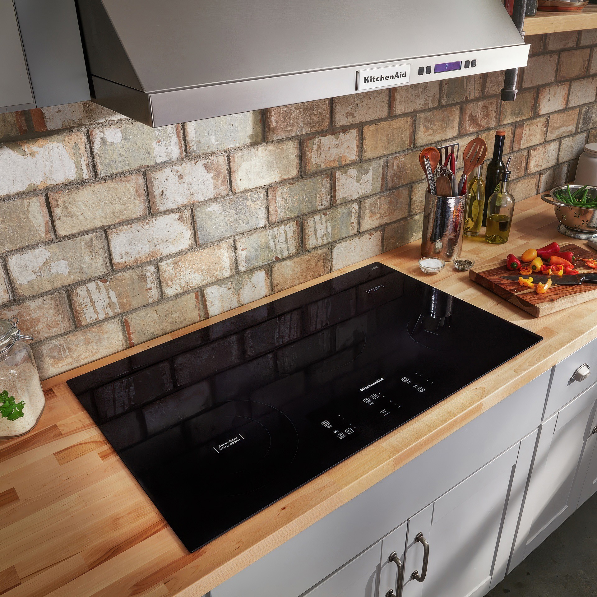 Plaque de cuisson 36 po KitchenAid KCES956KBL Tanguay