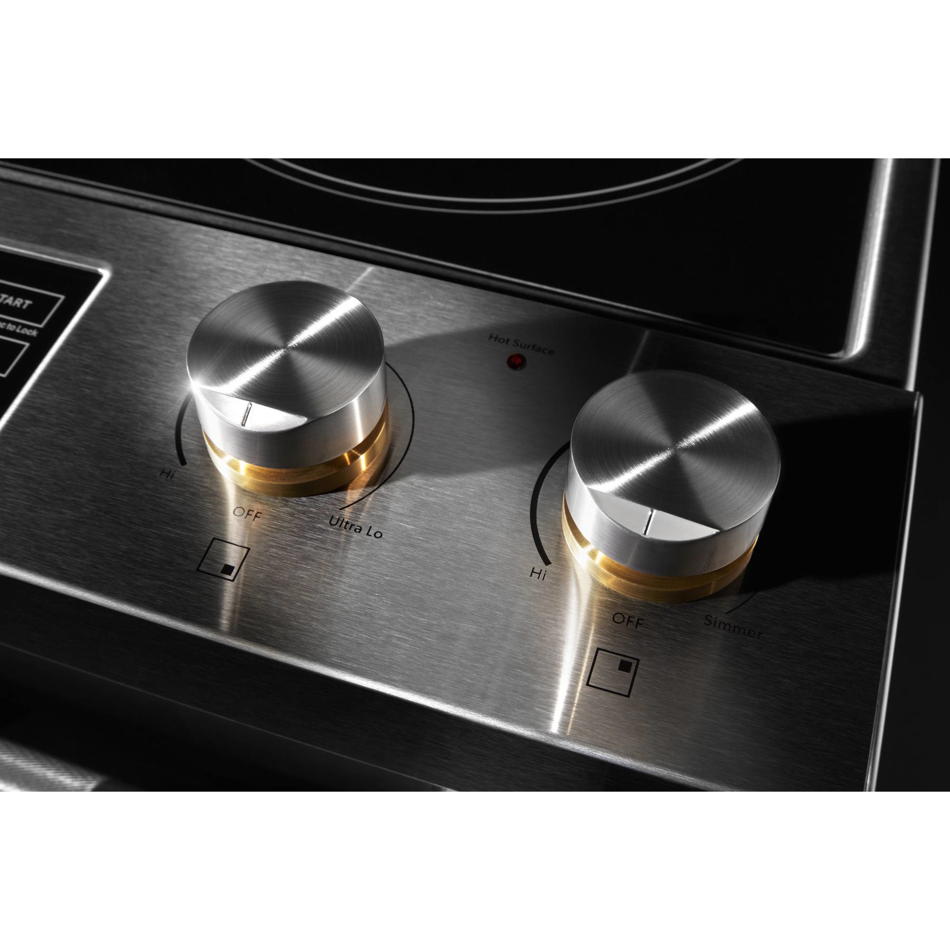 30" Rise Electric Downdraft SlideIn Convection Range with Steam Clean