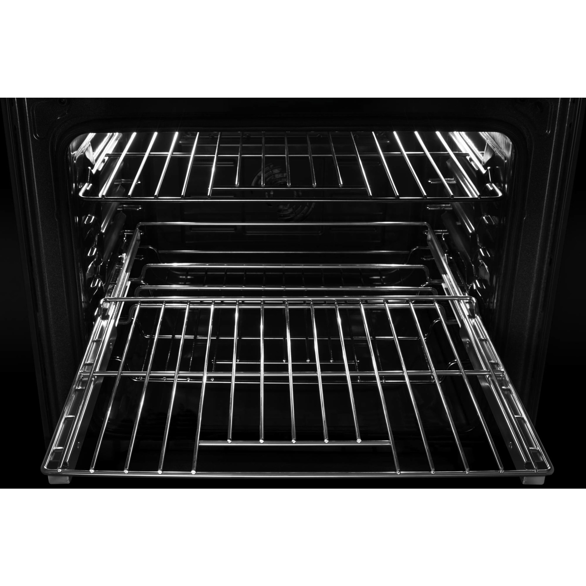 30" Rise Electric Downdraft SlideIn Convection Range with Steam Clean