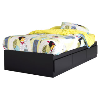 Vito Mates Platform Storage Bed with 3 Drawers (Twin/Single)