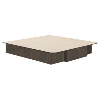 Platform Bed Base with 1 Drawer (Double/Full)