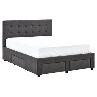 Upholstered Bed with Storage (Queen)