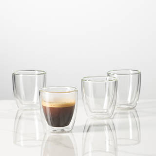 Tasses à café en verre à double paroi de 12 oz Algeria