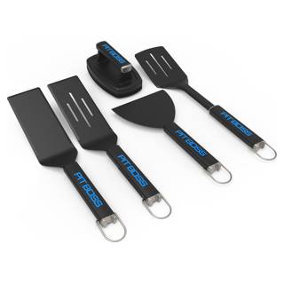 Ensemble d'ustensiles 5 pièces pour Plancha