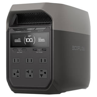 Delta 3 Plus Portable Charging Station Ecoflow ECF09D3PLUS-BL