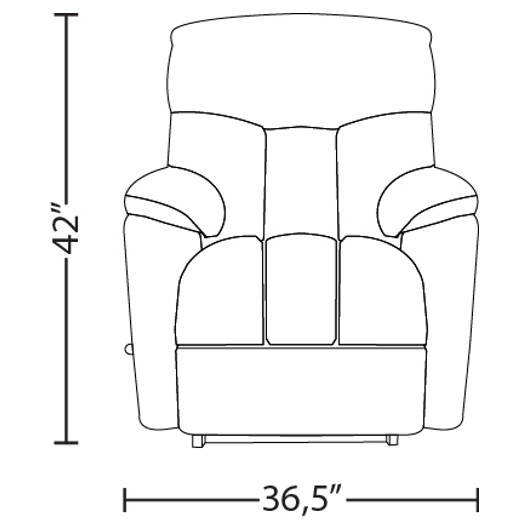 Morrison Fabric Recliner La-Z-Boy 10-766 | Tanguay