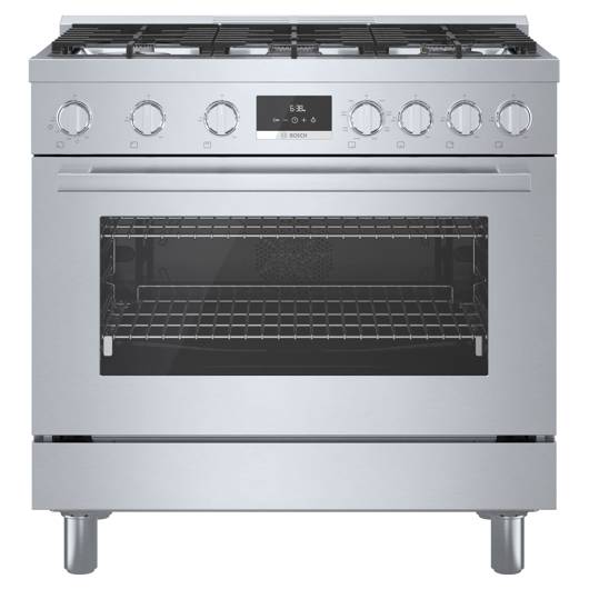 36 800 Series Dual Fuel Freestanding Range Stainless Steel