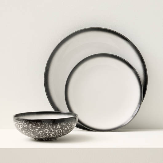 Caviar Granite 12-pc Dinnerware Set Maxwell williams AX0272