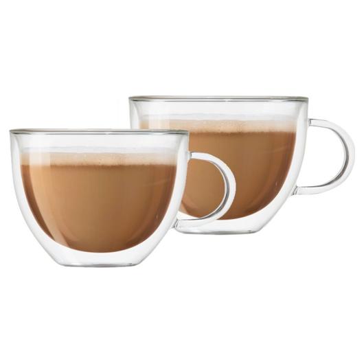 Tasse à double paroi en verre café latte de 475 ML Barista 4