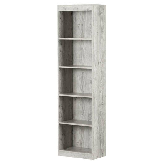 South shore axess 5 deals shelf narrow bookcase