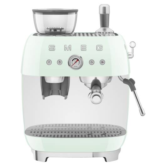 Smeg 50's Style Manual Espresso Coffee Machine With Coffee Grinder