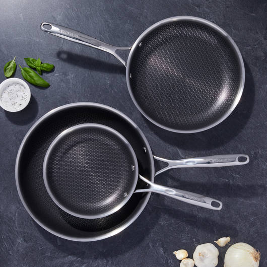 3 Piece Stainless Steel Fry Pan Set Henckels 1030034 | Tanguay