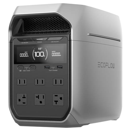 【ラッシーボ】EcoFlow DELTA 3 Plus Delta 3 Plus Portable Charging Station Ecoflow ECF09D3PLUS-BL