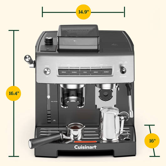 Espresso Bar™ Grind & Brew Espresso Machine Cuisinart EM-640C