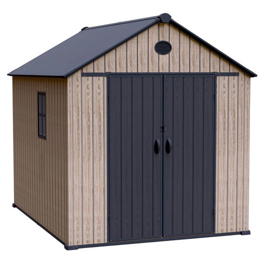 Resin Outdoor Shed 8 x 10 ft Arrow RSG2WF810BA | Tanguay
