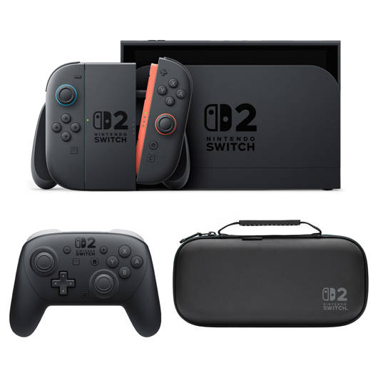 Nintendo Switch 2 Deluxe Bundle with Pro Controller & Case