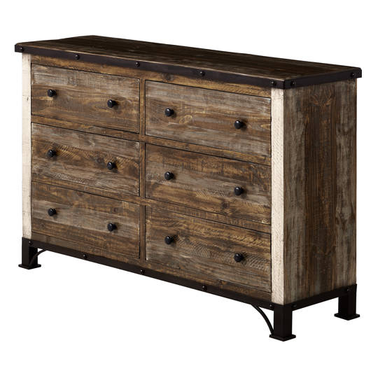 Commode double 6 tiroirs Meuble IFD