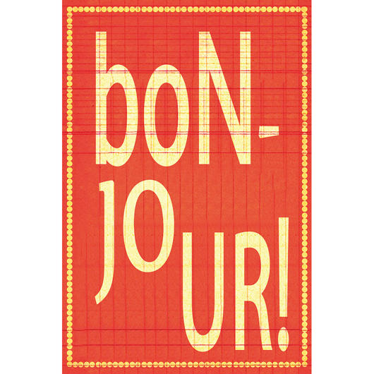 Toile Bonjour