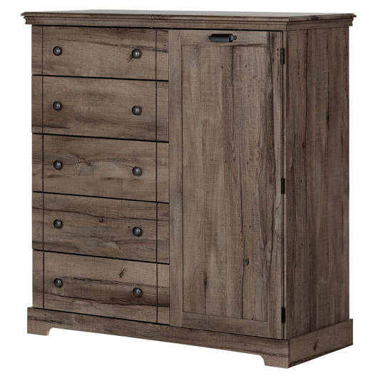 Commode à porte 5 tiroirs South Shore