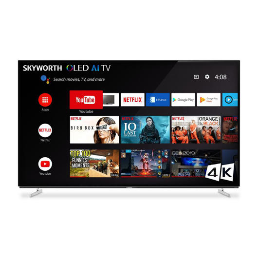 Téléviseur OLED 4K écran 65 po Skyworth