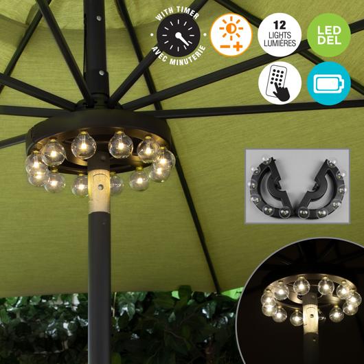 Lampe pour poteau de parasol Danson Decor J57425