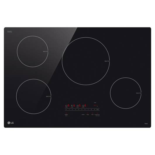 LG Smart Induction Cooktop 30-Inch In Black Glass - CBIH3013BE